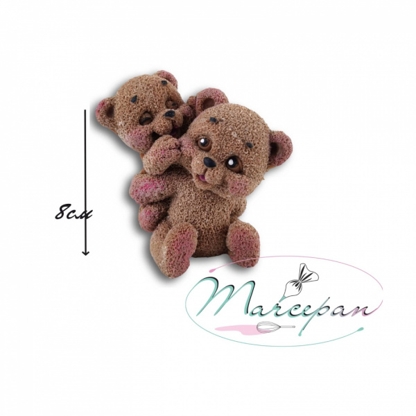 Фигурка из шок.глазури "Мишка с медвежонком"