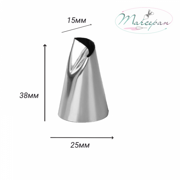 Насадка "Лепесток розы" d=2,5см вых.1,5см