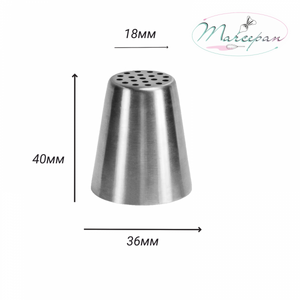 Насадка "Травка" d=36мм, вых.18мм