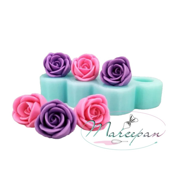 Силиконовая форма №46 Роза"- планшет 6 шт.