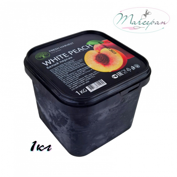 Пюре FRESH HARVEST персик белый 1кг
