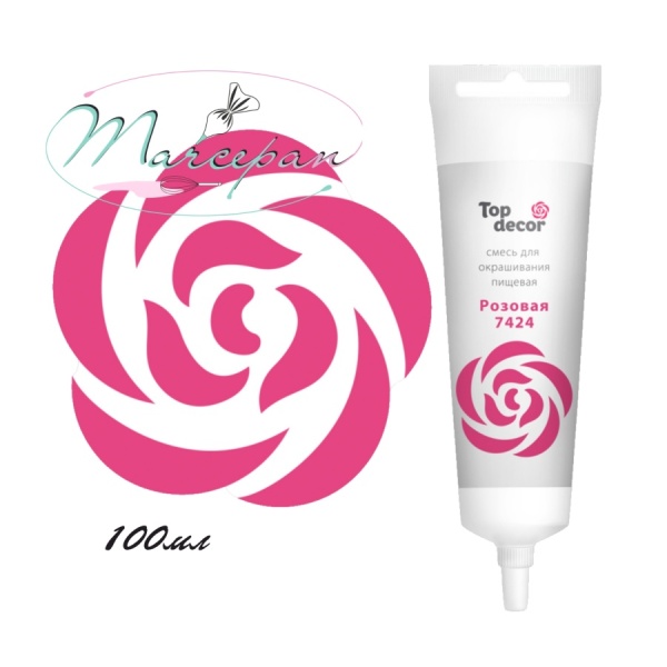 Краситель топ декор розовая 100мл