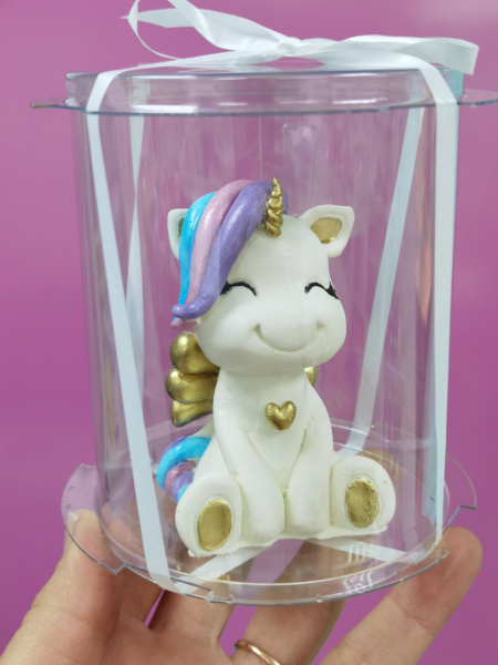 Фигурка из шок.глазури "Единорог с крыльями"