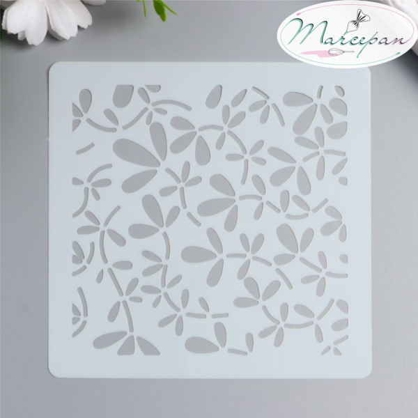 Трафарет пластик "Микро зелень" 13х13 см   7426013