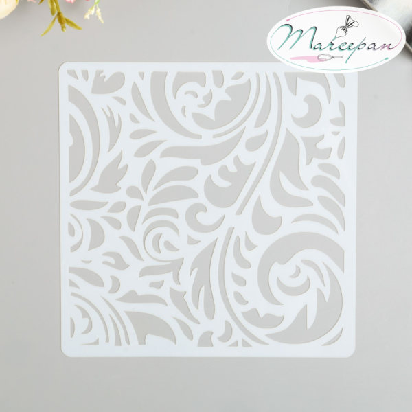 Трафарет "Растительный мир", 15*15 см.