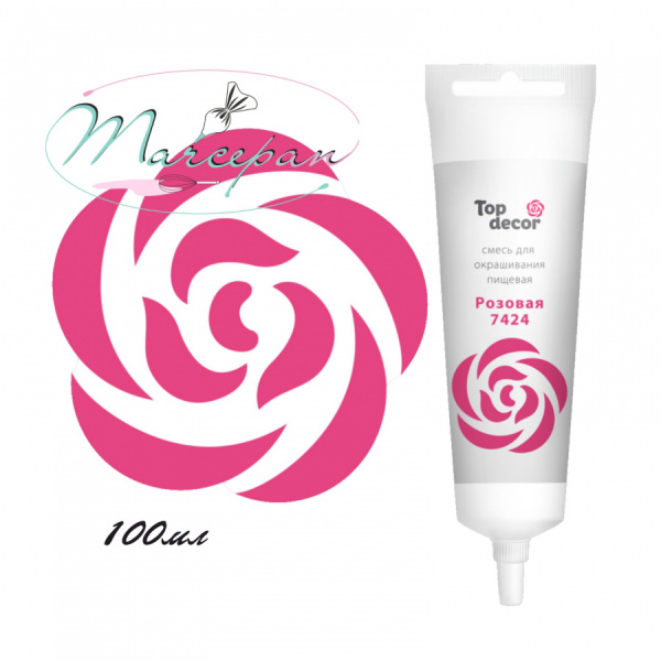 Краситель топ декор розовая 100мл