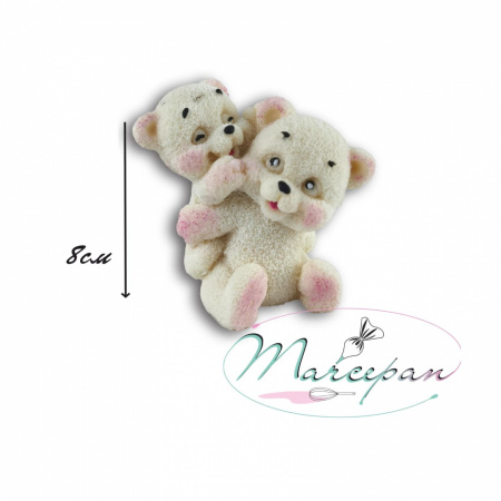 Фигурка из шок.глазури "Мишка с медвежонком"