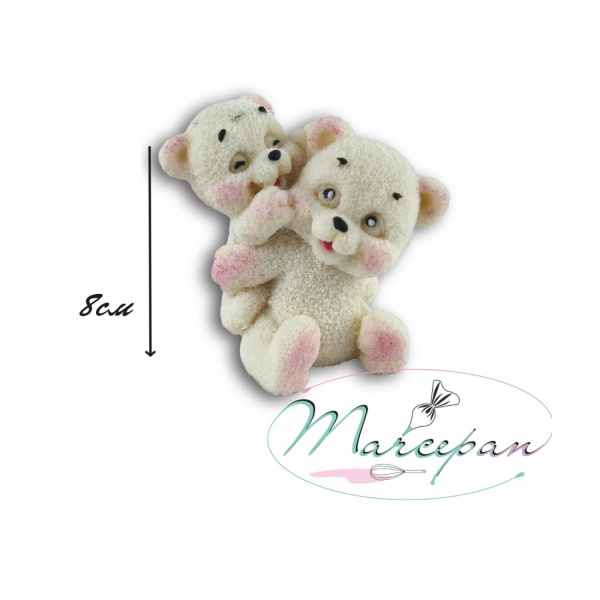 Фигурка из шок.глазури "Мишка с медвежонком"