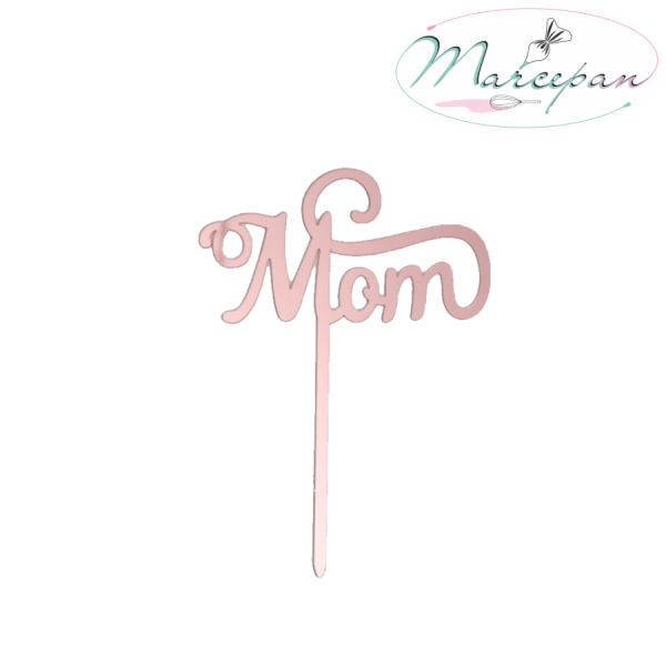 Топпер "Mom" розовое золото