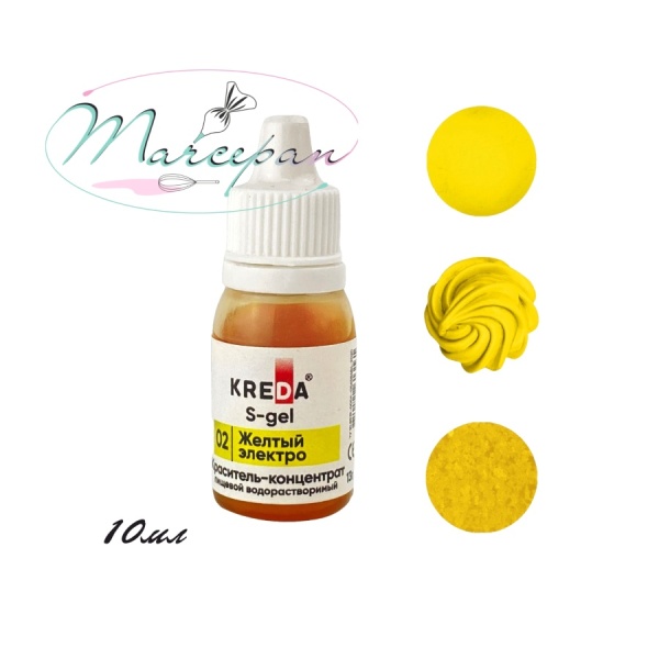 Краситель с-гель желтый электро 10мл