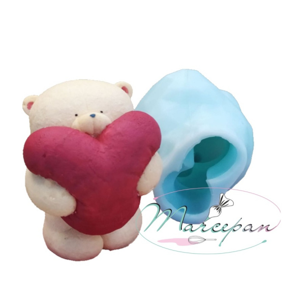 силиконовая форма №258"Мишка-пухлик 2" 