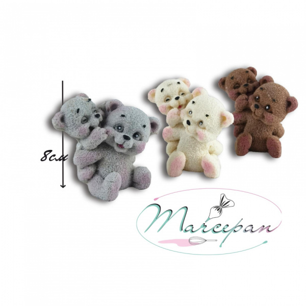 Фигурка из шок.глазури "Мишка с медвежонком"