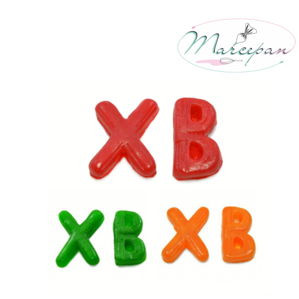 Мармелад фигурный ХВ цветные раздельные10,5г -пара