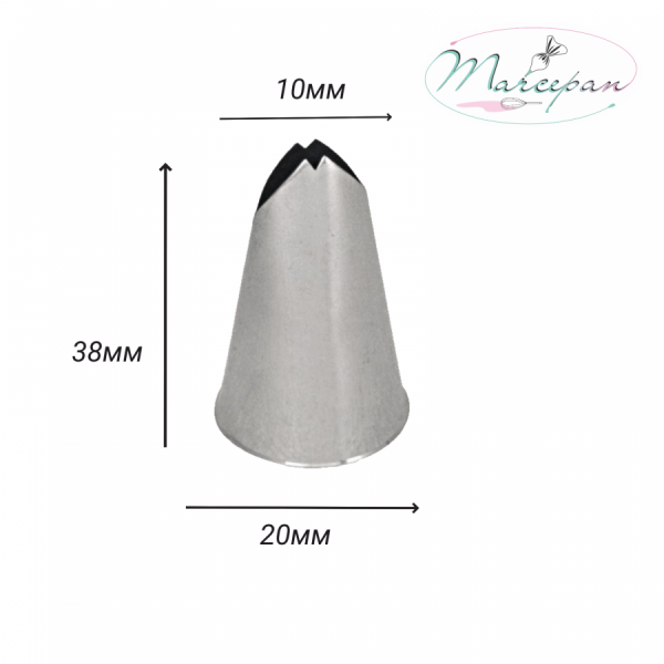 Насадка "Лист малый" d=2см,вых.1см