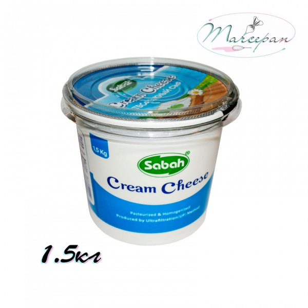 Сыр творожный сыр Sabah 69%, 1.5кг Иран.