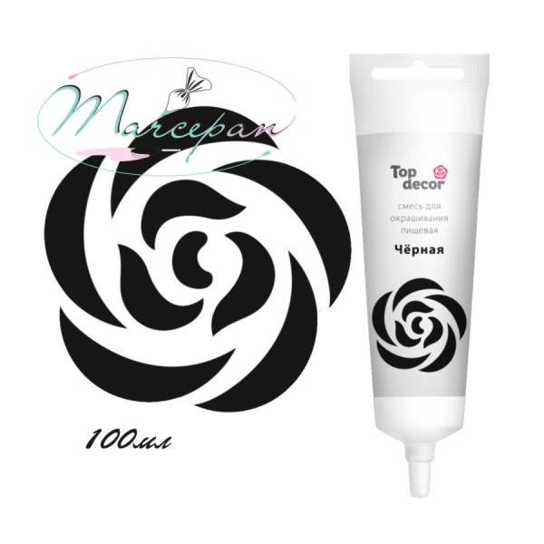 Краситель топ декор черная 100мл