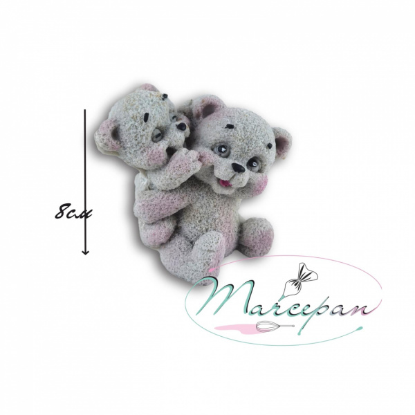 Фигурка из шок.глазури "Мишка с медвежонком"