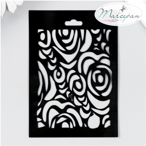 Трафарет "Сетка №12" 10*15 см.