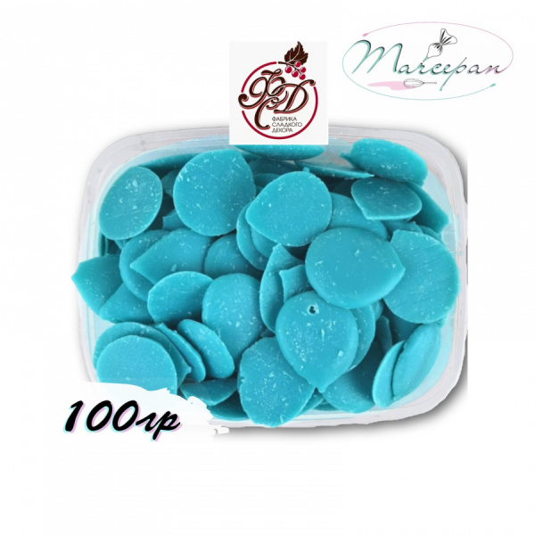 Глазурь Шокомилк голубая 100гр