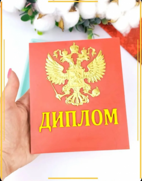 Силиконовая форма №1493 "Диплом".