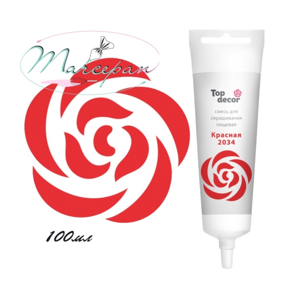 Краситель топ декор красный новинка100мл 