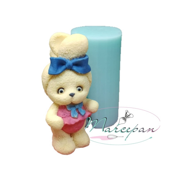 Силиконовая форма №253 зайчик №7