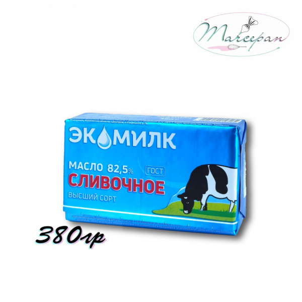 масло сливочное 82.5 % 380 г Экомилк