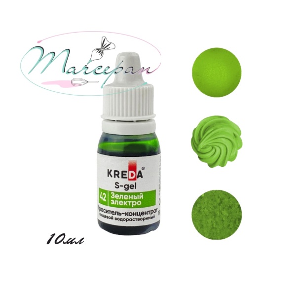 Краситель с-гель зеленый эл 10мл